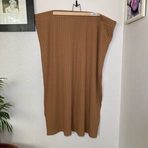 Old Navy ribbed long skirt with slit 3X